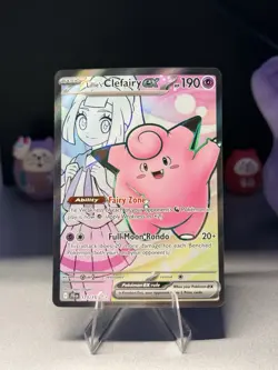 Lillie's Clefairy ex 173/159 Journey Together Holo Pokemon Card NM - Image 1
