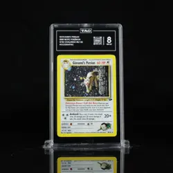 Giovanni’s Persian Holo Rare Card 8/132 Graded TAG 8 2000 Pokemon Gym Challenge - Image 1