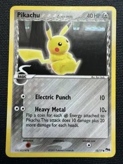 Pikachu δ Delta Species 13/17 POP Series 5 Pokemon TCG Card NM - Image 1