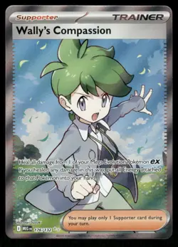 Pokemon Cards Wally's Compassion 176/132 Mega Evolution Ultra Rare NM - Image 1