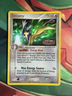 Delcatty 8/108 Ex Power Keepers Rare Stamped Reverse Holo Pokemon Card - Image 2