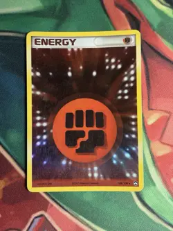Fighting Energy 108/108 Holo Ex Power Keepers 2007 Rare Pokemon Card MP - Image 2