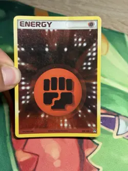 Fighting Energy 108/108 Holo Ex Power Keepers 2007 Rare Pokemon Card MP - Image 3