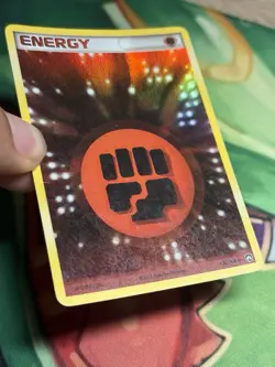 Fighting Energy 108/108 Holo Ex Power Keepers 2007 Rare Pokemon Card MP - Image 5