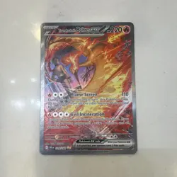 Team Rocket's Moltres Ex 229/182 Sv10 Destined Rivals Holo EX Pokemon Card - Image 1