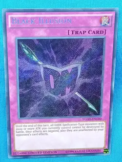YuGiOh Cards - Black Illusion - YGLD-ENC00 - Near Mint! - Image 1