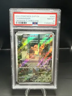 Pokemon Charmander 044 Sv: Scarlet & Violet Promo Cards Promo Holo 2023 PSA 8 - Image 2