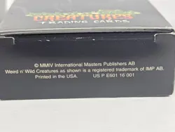 Weird n’ Wild Creatures Trading Cards Lot of 3 Boxes Pre-Owned Not Complete - Image 3