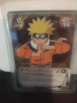 Naruto Uzumaki 019 Super Rare Gold Foil Card Unlimited - Image 2