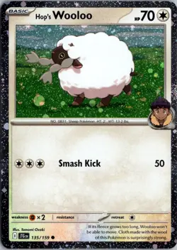 Hop's Wooloo - (Cosmos Holo) Holo Common Miscellaneous Cards & Products 135/159 - Image 1
