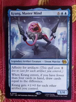 Krang, Master Mind Teenage Mutant Ninja Turtles Magic The Gathering MTG blue - Image 1