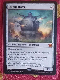 Technodrome Teenage Mutant Ninja Turtles Magic The Gathering MTG mythic rare - Image 1