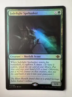MTG Jadelight Spelunker FOIL - The Lost Caverns of Ixalan (LCI) Rare NM #196 - Image 1