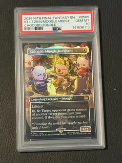 2025 MTG Final Fantasy - Stiltzkin, Moogle Merchant #0565 - PSA 10 GEM MT - Image 1