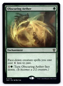 Obscuring Aether NM Commander: Murders at Karlov Manor 0179 MTG Regular - Image 1