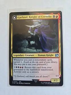 Garland, Knight of Cornelia - Final Fantasy - NM - MTG Magic - Uncommon - Image 1
