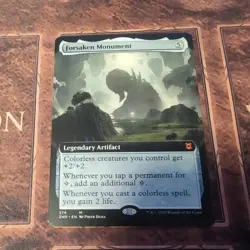 1x Forsaken Monument Extended Mtg Zendikar Rising LP - Image 1
