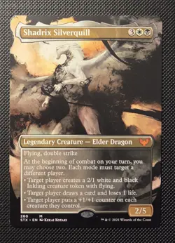Shadrix Silverquill (Borderless) Strixhaven: School of Mages Regular - Image 1