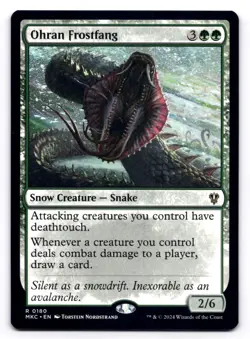 Ohran Frostfang NM Commander: Murders at Karlov Manor 0180 MTG Regular - Image 1