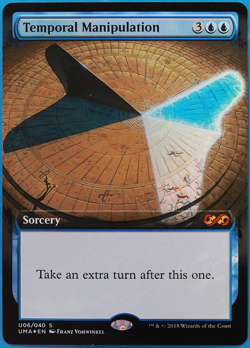 Temporal Manipulation (Masters) FOIL Ultimate Box Toppers MINT (496682) ABUGames - Image 1