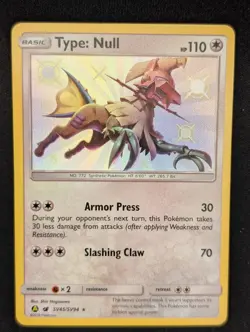 Pokemon TCG Type: Null SV45/SV94 Hidden Fates Shiny - Image 1