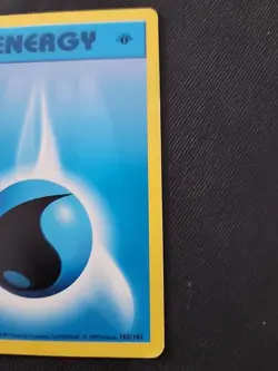 Water Energy 102/102 1st Edition Base Set Shadowless Pokemon Card WOTC MP - Image 3