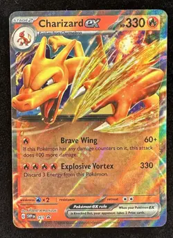 Pokemon TCG - Charizard ex 161 - Scarlet & Violet Black Star Promo Cards Holo - Image 1