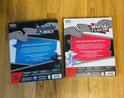 Pokemon Black Bolt and White Flare Lot Binder Collection Set of 2 NEW - Image 2