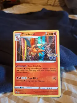 Charizard Holo Rare Pokemon GO 010/078 NM - Image 2