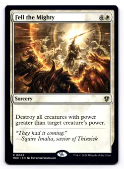 Fell the Mighty NM Commander: Murders at Karlov Manor 0065 MTG Regular - Image 1