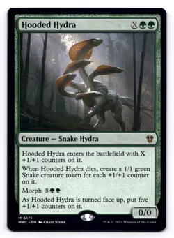 Hooded Hydra NM Commander: Murders at Karlov Manor 0171 MTG Regular - Image 1