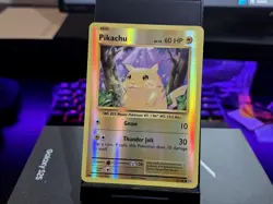 PIKACHU COMMON REVERSE HOLO 35/108 EVOLUTIONS POKEMON NM - Image 1