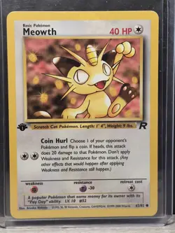 Dark Persian 42/82 Meowth 62/82 Team Rocket 1st Edition Pokemon TCG - Image 3