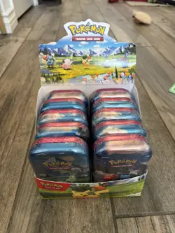 Pokemon TCG Ascended Heroes Mini Tin Display Lot Of 10 Mini Tins - Image 1