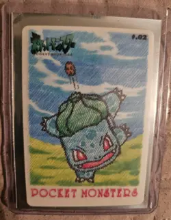 1998 Pocket Monsters Sealdass Stitch Touch Bulbasaur 02 - Image 3