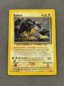 Pokemon Raikou Neo Revelation Holo Rare German 13/64 - Image 1