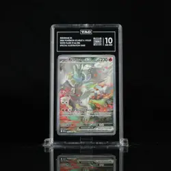 2025 POKEMON SCARLET & VIOLET RESHIRAM EX #166/086 WHITE FLARE TAG 10 GEM MINT - Image 1