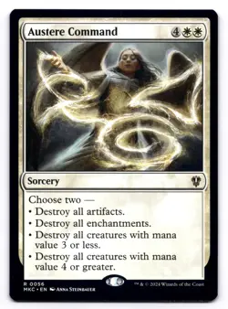 Austere Command NM Commander: Murders at Karlov Manor 0056 MTG Regular - Image 1