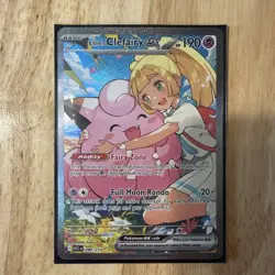 POKEMON LILLIES CLEFAIRY EX SIR 280/217 ASCENDED HEROES NM/M - Image 4
