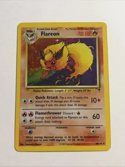 Flareon - 10/110 Pokemon Legendary Collection - Holo MP - Image 2