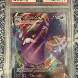 Pokemon 2021 SWSH FA/CROBAT VMAX Shining Fates #045 PSA Gem MT 10 - Image 2