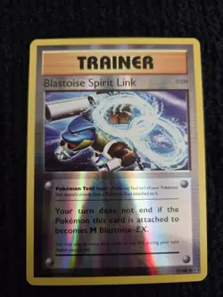 Pokemon Blastoise Spirit Link Evolutions Reverse Holo Uncommon 73/108 - Image 1