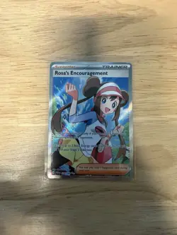 English Pokemon Perfect Order Rosa’s Encouragement Full Art #3 (114/088). - Image 1
