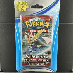 Pokemon Crimson Invasion Blister Pack Kartana Artwork Sealed Sun Moon - Image 1