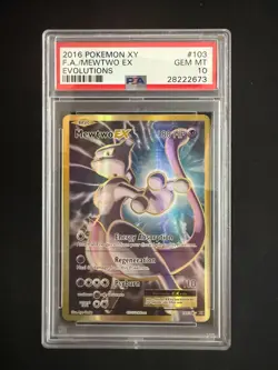 PSA 10 Mewtwo EX #103 Pokemon Evolutions - Image 1