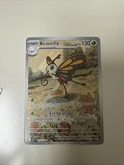 2026 Pokemon TCG Beautifly 219/217 Illustration Rare Ascended Heroes - Image 1