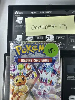 22.40g Prismatic Evolutions Pokemon Booster Pack New Sealed - Image 3