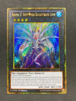 Number 37: Hope Woven Dragon Spider Shark PGL3-EN007 1st Edition - VLP - Image 1