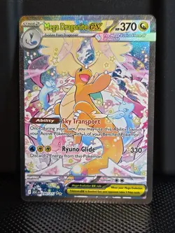 Pokemon ME: Ascended Heroes Mega Dragonite ex 290/217 Special Illustration Rare - Image 3
