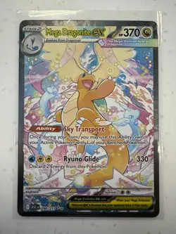 2026 Pokemon Ascended Heroes Mega Dragonite ex Special Illustration Rare 290/217 - Image 1
